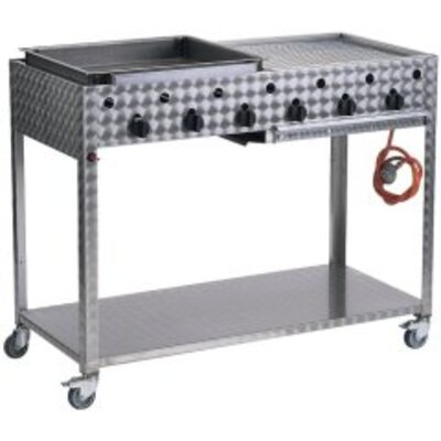 ../frankl24shop/Gasgrill groß mit Rost und Platte